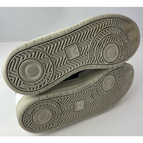 Veja Women’s Sneakers White Leather Black V Logo Lace Up Shoes Size EU 40 US 9 - Picture 11 of 12